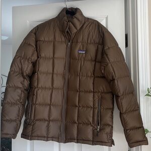 Patagonia Chocolate men’s Down Quilted Jacket XL